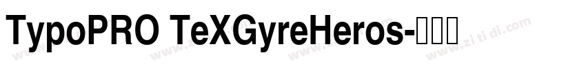 TypoPRO TeXGyreHeros字体转换